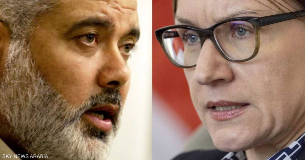 رئيسة الصليب الأحمر تجتمع مع زعيم حماس في قطر