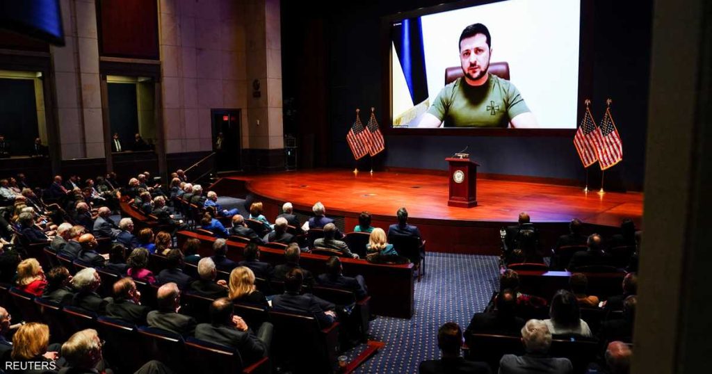 زيلينسكي يلغي فجأة خطابه الموجه للكونغرس الأميركي