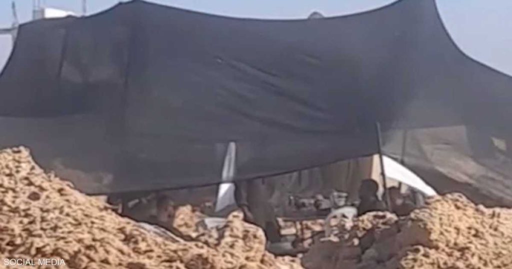 حماس تنشر فيديو من قلب تمركز للجيش الإسرائيلي