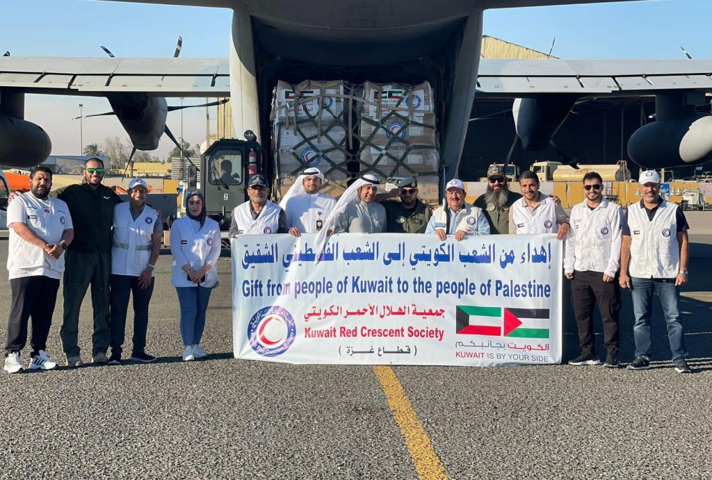 مستشفى ميداني لدعم غزة برعاية الهلال الأحمر الكويتي