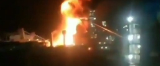 فيديو “حريق بمبنى وزارة الدفاع الإسرائيلية بسبب صاروخ من غزة”.. ما الحقيقة؟