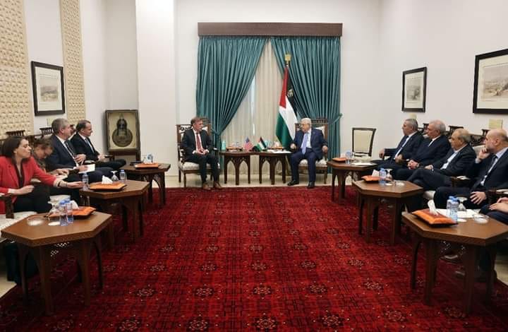 عباس لـ “سوليفان”: قطاع غزة جزء لا يتجزأ من الدولة الفلسطينية