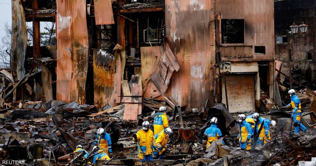 زلزال اليابان.. حصيلة القتلى ترتفع إلى 161