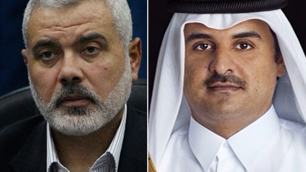 الشيخ تميم يبحث مع هنية جهود قطر للتوصل لاتفاق وقف إطلاق النار في غزة