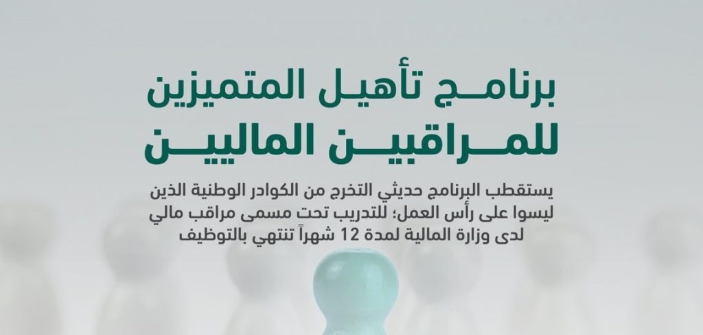 تفاصيل برنامج تأهيل المتميزين للمراقبين الماليين المنتهي بالتوظيف.. الشروط والمزايا
