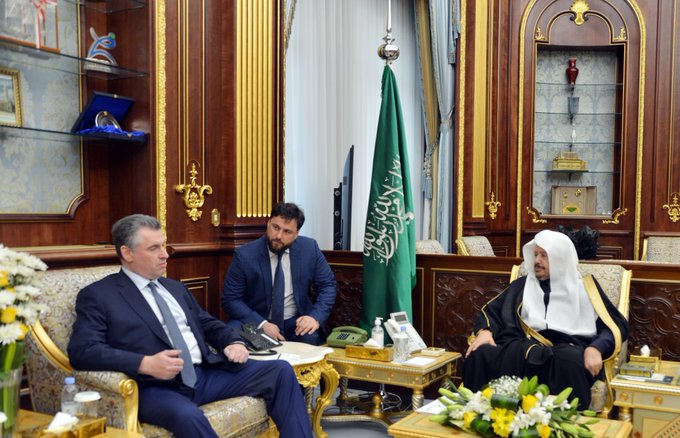 رئيس الشورى يبحث مع رئيس الشؤون الدولية بالدوما القضايا ذات الاهتمام المشترك