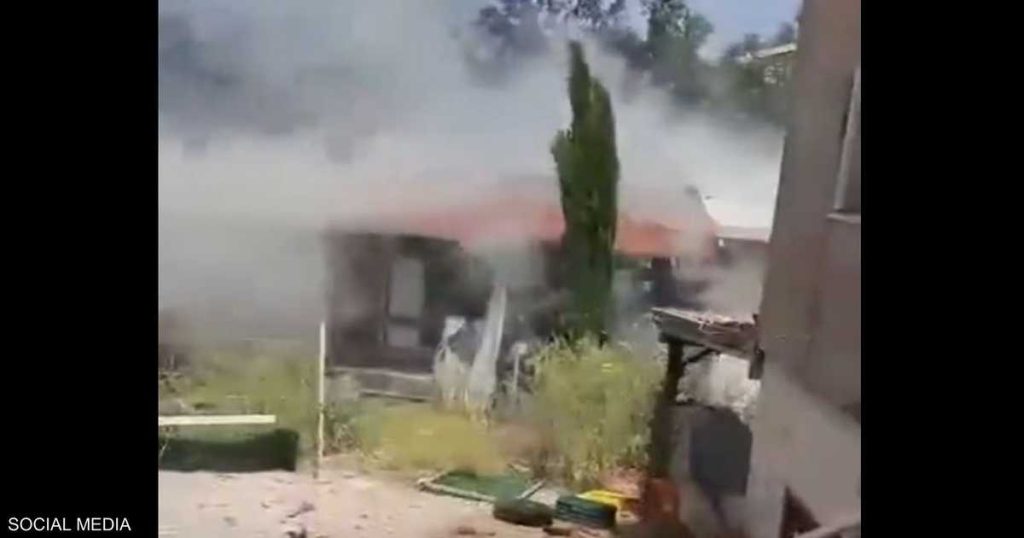 فيديو.. آثار ضربة لحزب الله على مبنى يؤوي جنودا إسرائيليين