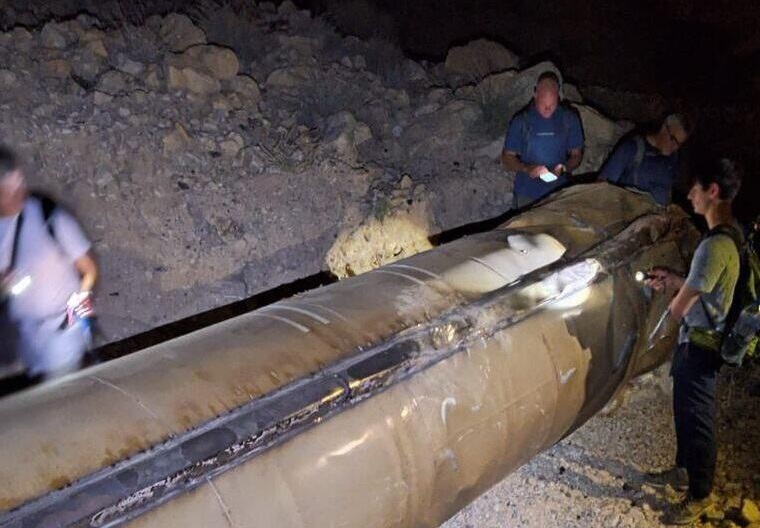 إسرائيليون “يصطدمون” بصاروخ عملاق بعد 10 أيام على الهجوم الإيراني