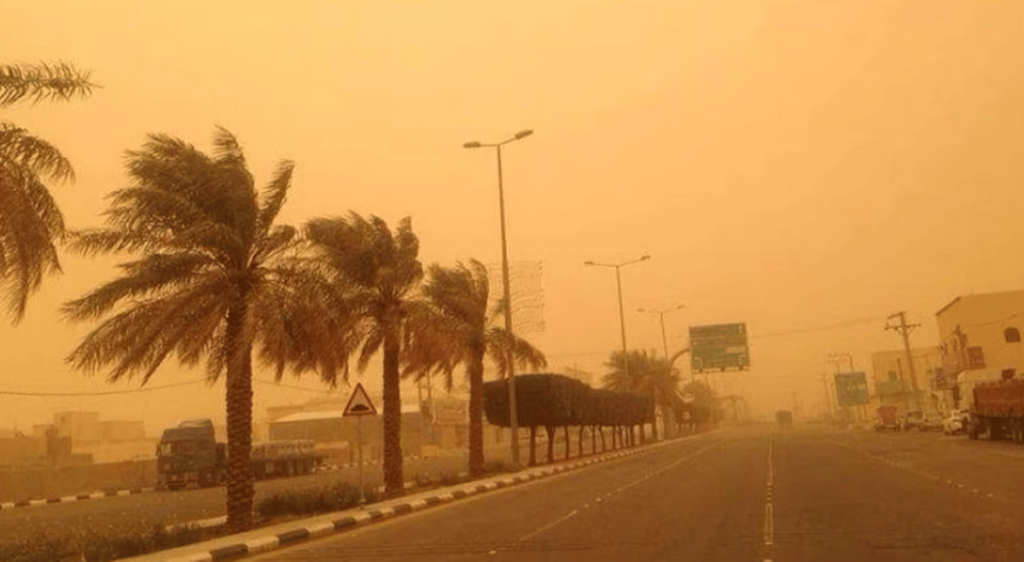 الأرصاد: استمرار الأتربة المثارة على نجران حتى فجر الأربعاء