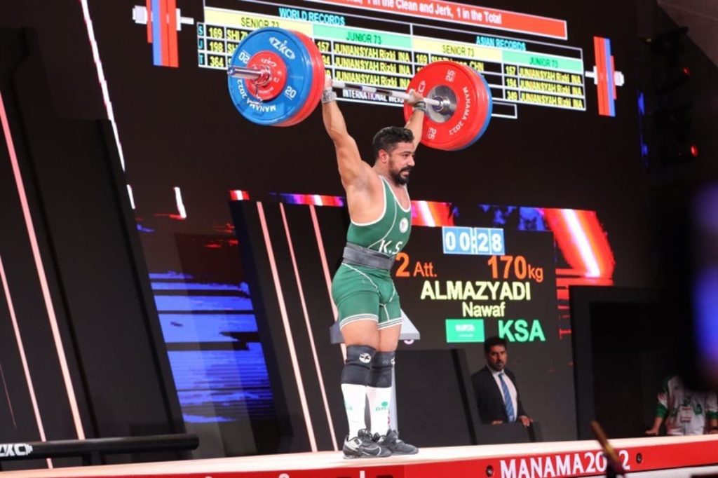 إنجاز تاريخي.. أخضر رفع الأثقال الشاب ثاني العالم بمشاركة 51 دولة