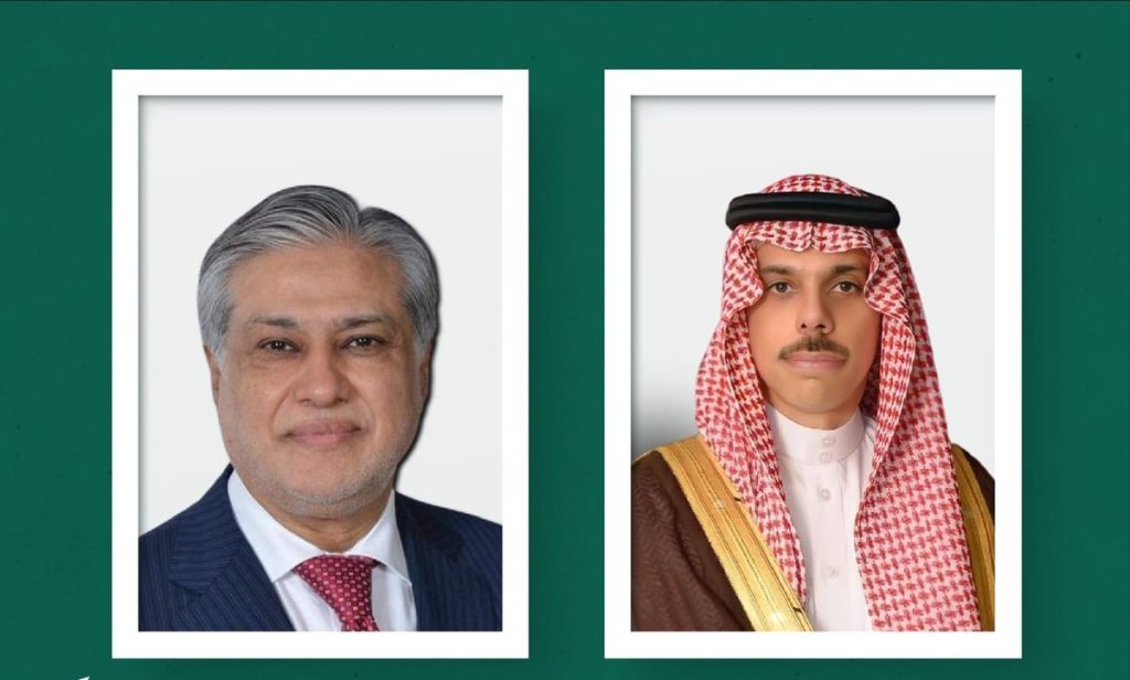 وزير الخارجية ونظيره الباكستاني يبحثان ترتيبات زيارة ولي العهد إلى باكستان