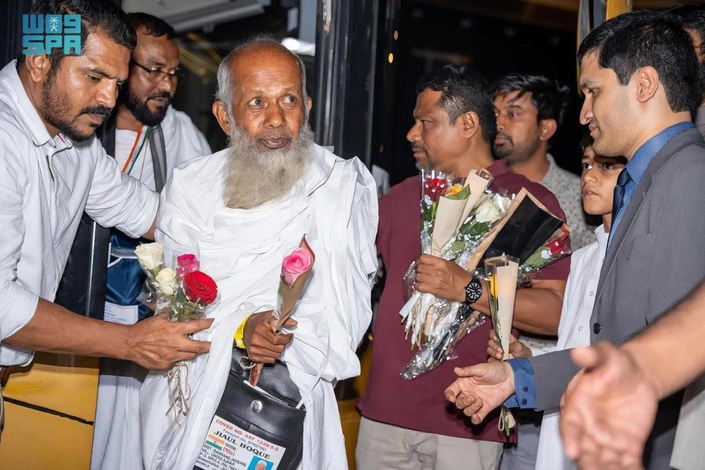 وصول الفوج الأول من حجاج دولة الهند إلى مكة المكرمة