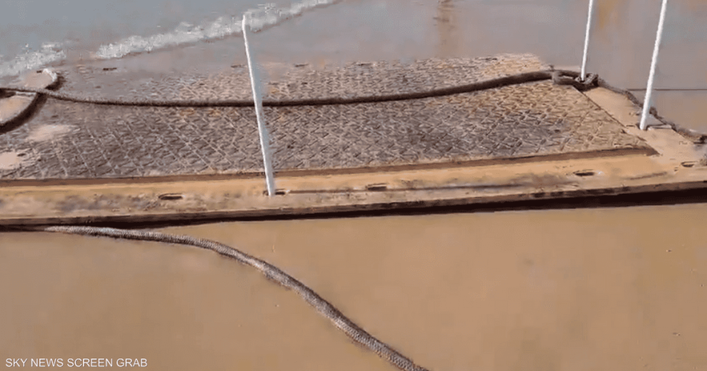 بالفيديو.. أجزاء من الرصيف الأميركي العائم تصل تل أبيب