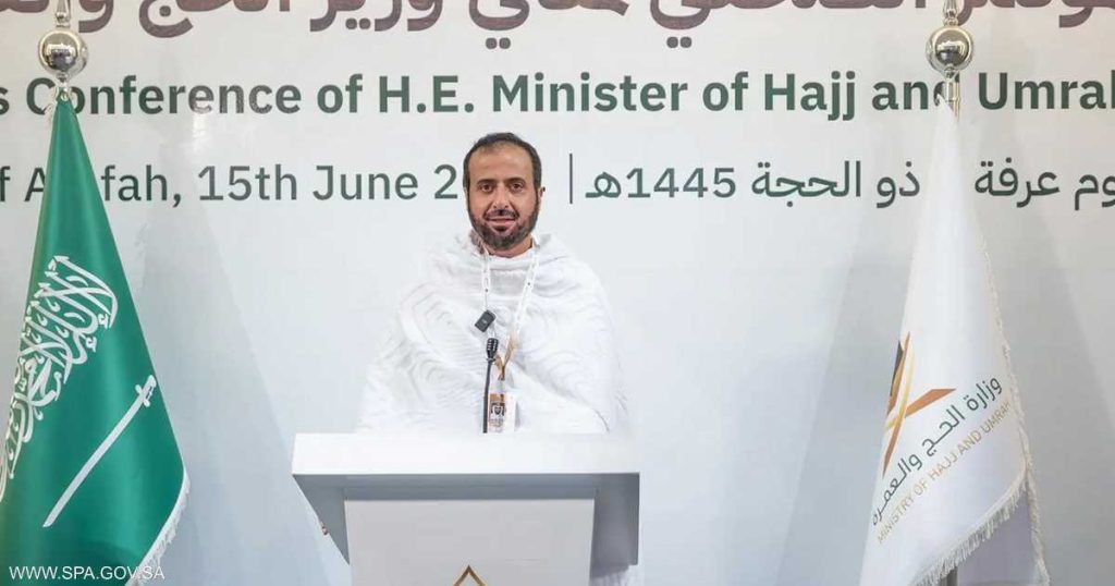وزير الحج يعلن نجاح خطة تصعيد الحجاج إلى مشعر عرفات