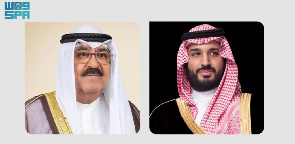 قيادة الكويت تهنئ ولي العهد بمناسبة نجاح موسم الحج