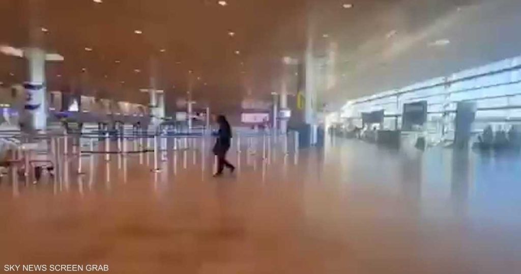 فيديو .. مطار بن غوريون في تل أبيب يخلو من المسافرين