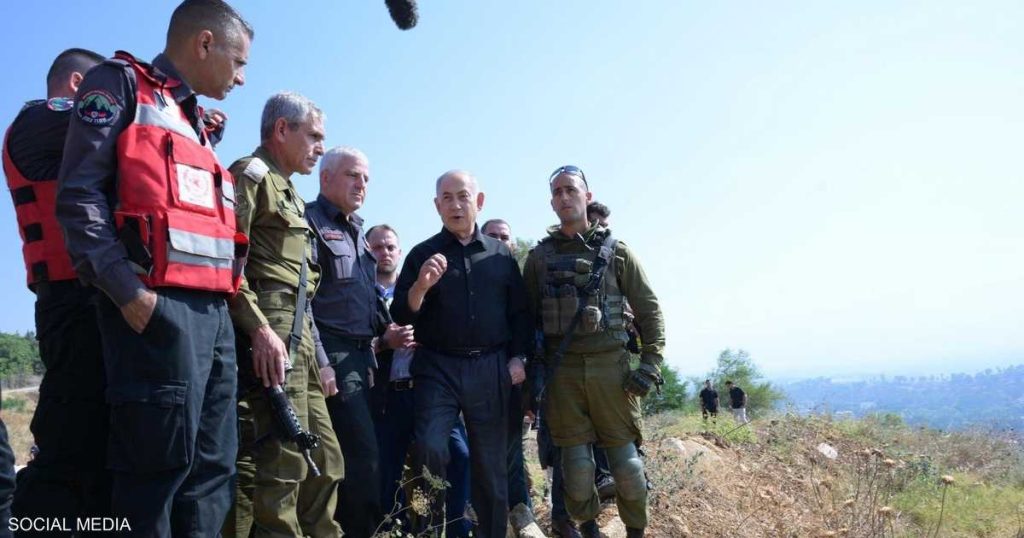 نتنياهو بتفقد جاهزية سلاح الجو في قاعدة شمالي إسرائيل