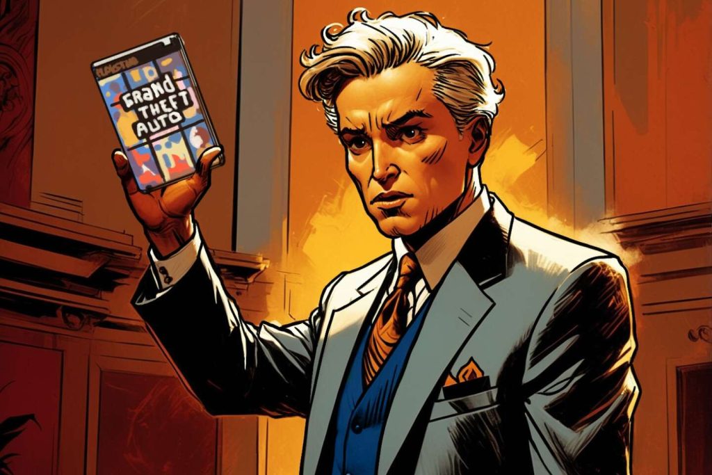 تسليط الضوء على طبيعة لعبتها العنيفة وغير الأخلاقية حتى تصبح ذات شعبية كبيرة، وهي استراتيجية “GTA”.