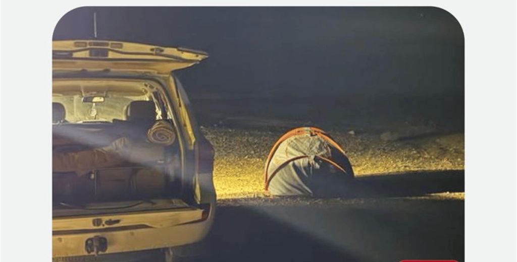 ضبط مخالف لنظام البيئة قام بالتخييم في متنزه وطني دون ترخيص في عسير