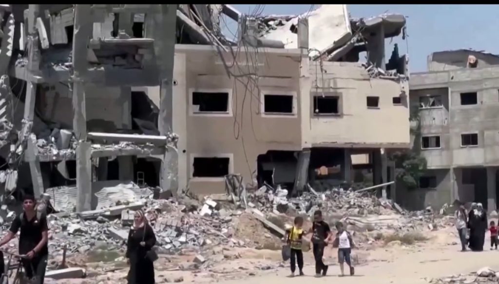 استشهاد 7 فلسطينيين في قصف للاحتلال الإسرائيلي على خان يونس وغزة