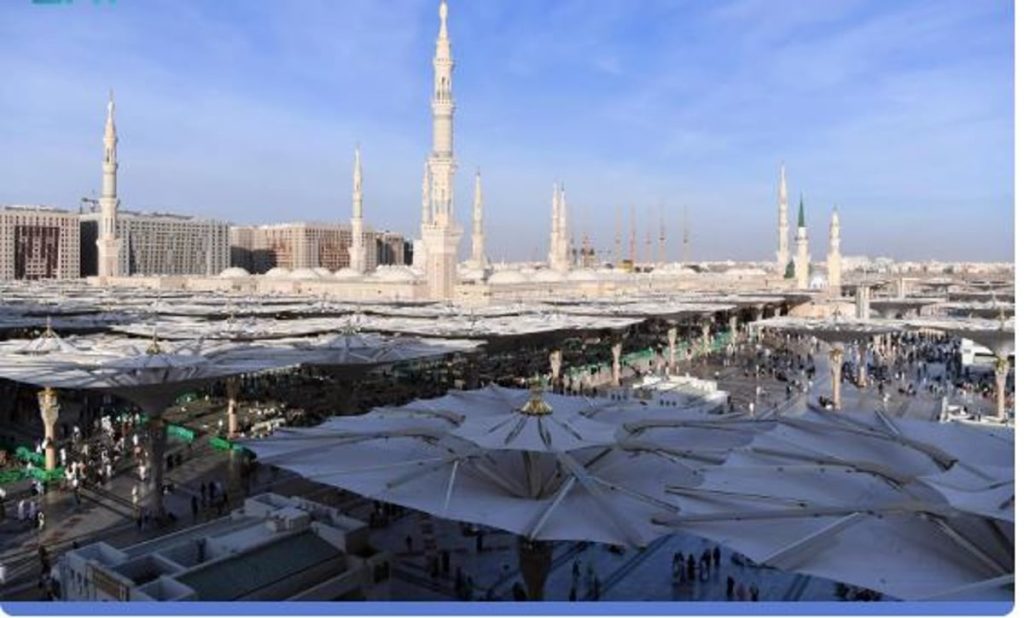 المسجد النبوي يستقبل أكثر من 281 مليون مصلٍ خلال العام الماضي