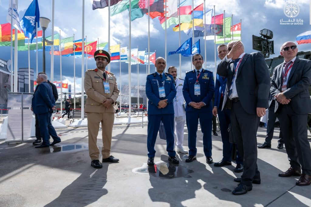 وفد وزارة الدفاع يشارك بالمنتدى العسكري التقني الدولي «آرمي 2024» في روسيا