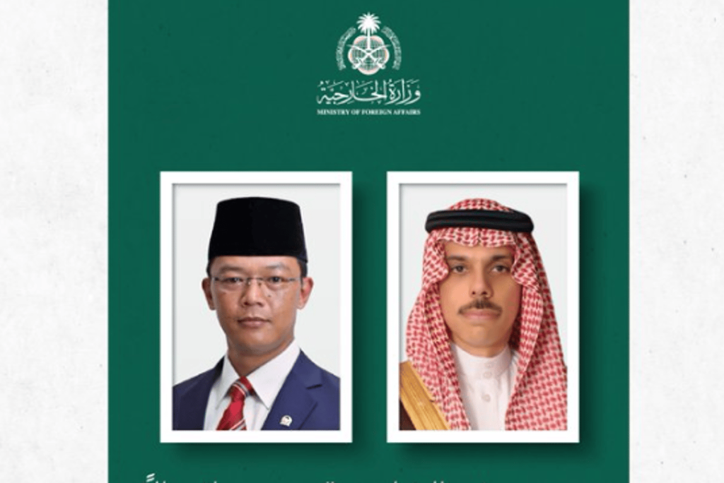 وزير الخارجية يبحث العلاقات الثنائية مع نظيره الإندونيسي