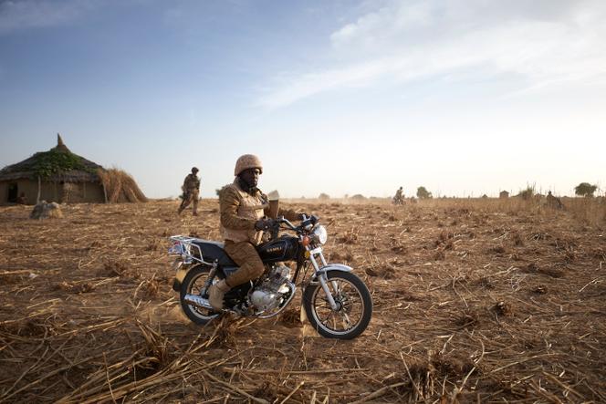 جندي Burkinabé في منطقة Soum (North) ، في نوفمبر 2019.