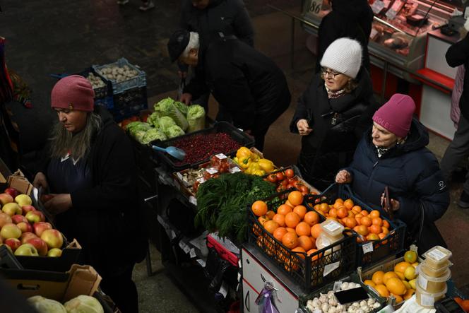 سوق جوميل ، في بيلاروسيا ، 24 يناير 2025.