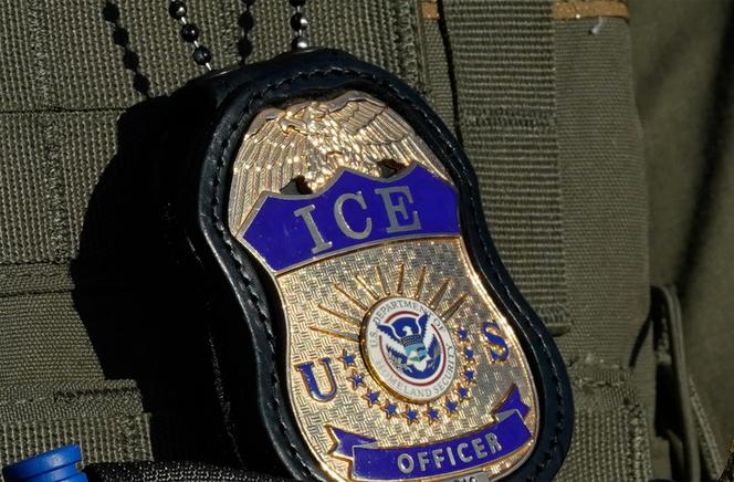 شارة شرطة الهجرة الأمريكية (ICE).