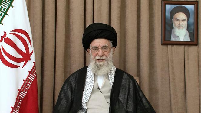آية الله علي خامني يتحدث على فيديو مسجل. الصورة ، التي نشرت يوم الخميس ، 26 يونيو 2025 ، من خلال الموقع الرسمي للدليل الأعلى الإيراني. 