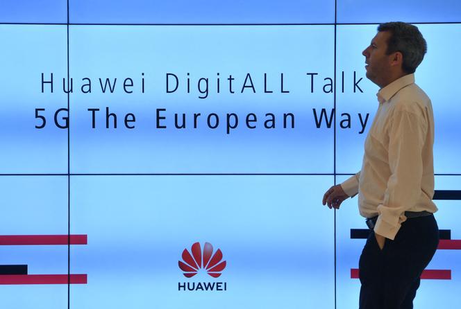 في مركز Huawei Cybersecurity Center في بروكسل في 21 مايو 2019.