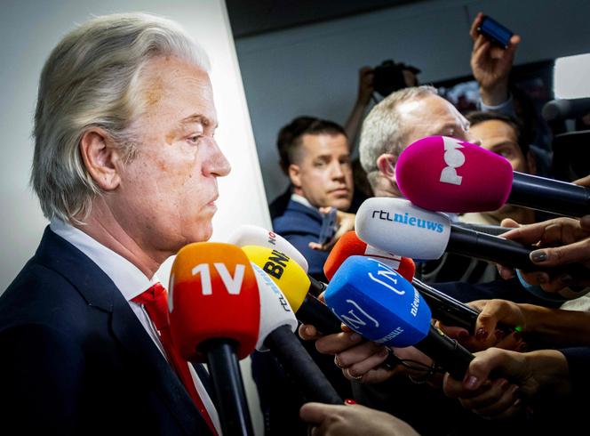Geert Wilders ، زعيم حزب اليمين الهولندي PVV ، في لاهاي ، 3 يونيو 2025.