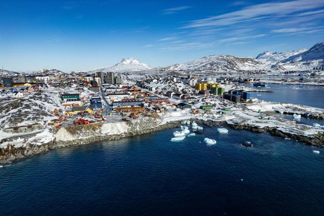 قبالة Nuuk ، غرينلاند ، 11 مارس 2025