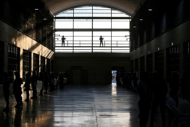 في سجن الأمن العالي CECOT ، تيكولوكا ، سلفادور ، 4 أبريل 2025.