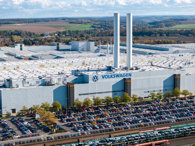 مصنع لصناعة السيارات الألمانية فولكس واجن (VW) في زويكاو (شرق ألمانيا) ، 28 أكتوبر 2024.