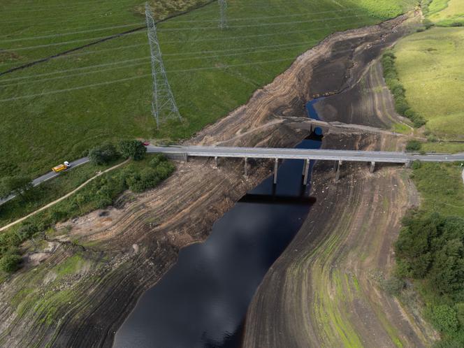 Banks of Baitings Reservoir ، بالقرب من Ripponden ، في يوركشاير (إنجلترا) ، 16 يوليو 2025.