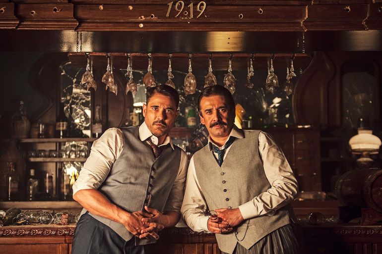 كيرة والجن_كريم عبد العزيز وأحمد عز المصدر: حساب VOX Cinemas @voxcinemas على تويتر