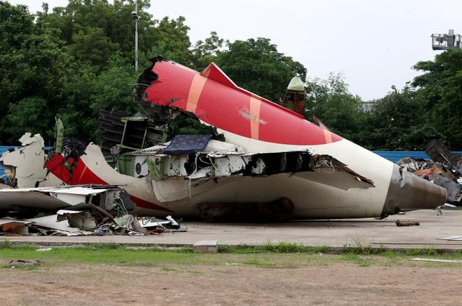 حطام بوينج 787-8 دريملينر من Air India الذي تحطم ، في أحمد آباد (غوجارات) ، الهند ، 12 يونيو 2025.