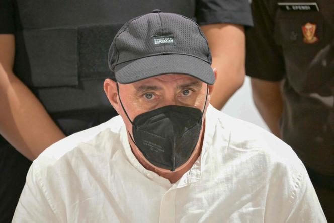 سيرج أتلوي ، في مؤتمر صحفي في Soekarno-Hatta في مطار Djakartte في 4 فبراير 2025.