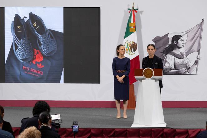 تحدثت مارينا نونيز ، وكيل وزارة الدفاع الفيدرالي للتنمية الثقافية للمكسيك ، عن المؤتمر الصحفي الصباحي من قبل الرئيس كلوديا شينباوم لإدانة أديداس والمبدع الأمريكي ويلي شافاريا عن الحذاء 