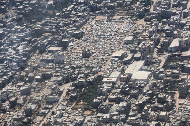 المنظر الجوي لمدينة غزة ، 7 أغسطس 2025.