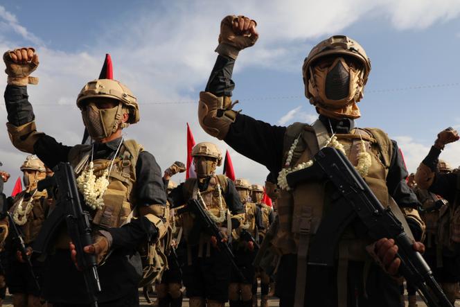 المقاتلين الحوثيين في سانا ، اليمن ، 29 أغسطس ، 2025.