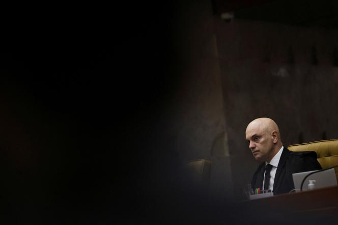 القاضي ألكساندر دي مورايس ، في المحكمة العليا الفيدرالية ، في برازيليا (البرازيل) ، في 1 أغسطس 2025. 