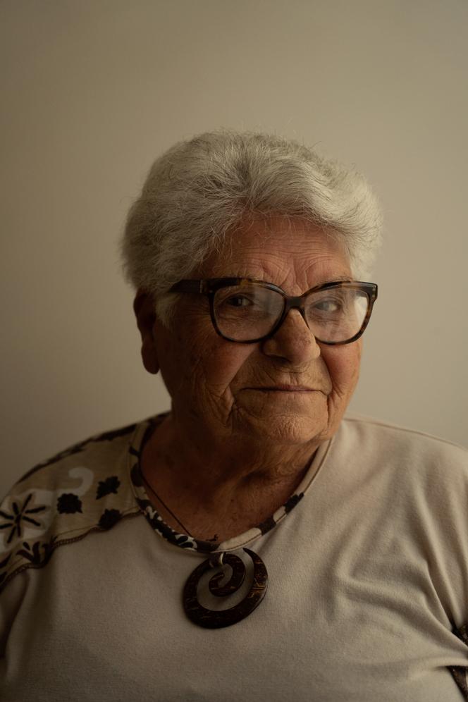Domenica Vasselli ، في منزلها في Plessis-Trévise (Val-de-Marne) ، في 11 يونيو 2025. 