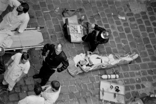 ترك هجوم ستة قتلى في المقدمة وفي مطعم يهودي في وسط باريس ، 9 أغسطس 1982.