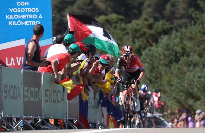 خلال مرحلة من Vuelta ، بين Robledo de Chavela و Bola Del Mundo (إسبانيا) ، 13 سبتمبر 2025.