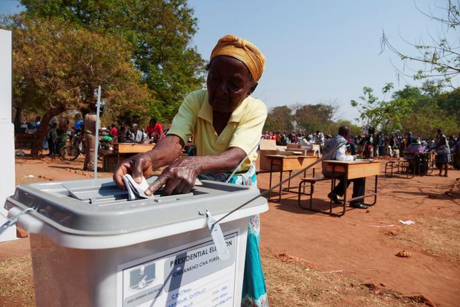 محطة اقتراع في قرية Malembo ، بالقرب من Lilongwe ، ملاوي ، 16 سبتمبر 2025.