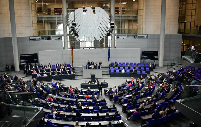 في غرفة النواب (Bundestag) ، في برلين ، في 9 يوليو 2025.