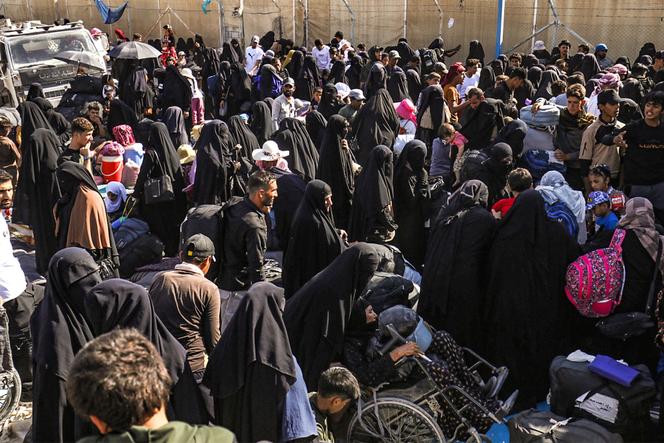 معسكر الهول ، في شمال شرق سوريا في 28 أغسطس 2025.